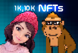 Design and generate NFTs for 1k, 10k NFT art collection 6 - kwork.com