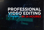 I will do professional video editing for youtube in 24 hours 8 - kwork.com