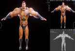 I will do 3d character modeling, character rigging and texturing 10 - kwork.com