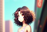 Wonderful gentle illustrations for anime 6 - kwork.com