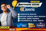 I will create any social media post design in Canva Pro 9 - kwork.com
