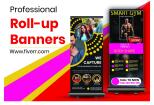 I will design roll-up, retractable, banner, backdrop, stand banner 12 - kwork.com