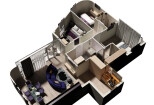 3d visualization of the layout of the apartment 11 - kwork.com