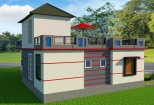 I Will Create House Exterior Design by SketchUp 15 - kwork.com