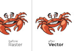 I will vector trace, redraw, recolor your logo,image, sketch to vector 9 - kwork.com