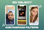 Quality AR filter for Instagram, Facebook 11 - kwork.com