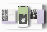 Languid Lavender Olivine - Instagram Pack - Feed+Stories Template +PSD 13 - kwork.com