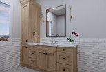 I will design kitchen, bathroom and interior and render 9 - kwork.com