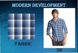 I will create virtual 3d clothing from pattern, or any fabrics choice 6 - kwork.com