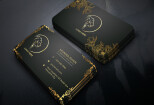 I will do modern minimalist luxury with two concepts business card 11 - kwork.com