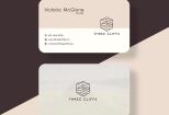 Design modern minimal style business card 11 - kwork.com