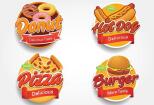 I will design bbq burger coffee shop fast foods and restaurant logo 10 - kwork.com
