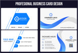 An eye-catchy corporate business card with print ready 9 - kwork.com