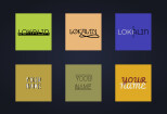 I will make a minimalistic and beautiful logo 8 - kwork.com