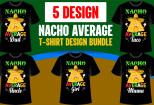 I will create trendy custom typography bulk t shirts merchandise 8 - kwork.com