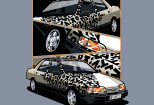 Auto illustration. Art. Car drawing 8 - kwork.com