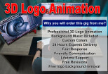 I will create animated 3D logo animation intro youtube video 10 - kwork.com