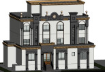 I will do facade, elevation modeling with architectural details 14 - kwork.com
