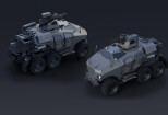Concept art. Vehicles, mechs, spaceships, tanks 11 - kwork.com
