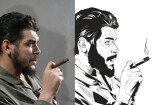 I will draw black and white line art your photo 10 - kwork.com