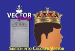 I will vectorize your old logo, sketch, image into quality Vector 9 - kwork.com