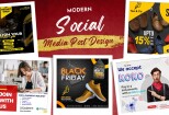Modern social media post Designs for Facebook and Instagram 10 - kwork.com