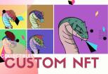 I will create custom 3d nft art collections that sells 11 - kwork.com