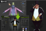 I will do 3d character modeling, character rigging and texturing 6 - kwork.com
