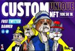 I will ctreate and generate a custom nft art collection of 1k, 5k, 10k 8 - kwork.com