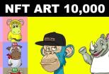 I will create custom cartoon characters for 1 nft art collection 8 - kwork.com