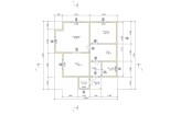 Dimensional plan of the apartment, premises 12 - kwork.com