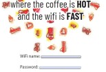 WiFi sign for hotels 8 - kwork.com