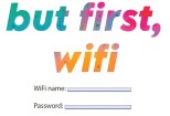 WiFi sign for hotels 7 - kwork.com