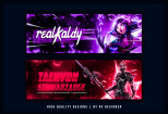 I will design a Professional Gaming Banner for Youtube  10 - kwork.com