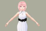 I will create 3d, live 2d anime character design for you 11 - kwork.com