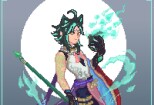 I create illustrations in the style of pixel art 9 - kwork.com