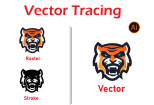 I will do manual vector tracing, image to vector, logos tracing 8 - kwork.com