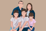 I will draw you simple portrait, couple or family portrait in my style 9 - kwork.com