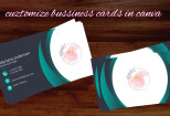 I will create your business card in canva 9 - kwork.com