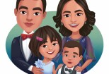 I will create your portrait in cartoon style 12 - kwork.com
