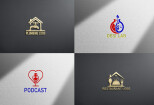 I will design 4 professional minimalist and brand logo 12 - kwork.com