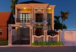 I will make 3d house design, exterior, interior plan on sketchup 9 - kwork.com