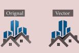 I will vectorize logo, redraw, trace, convert logo or raster to vector 9 - kwork.com