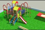3D Playground and Object modeling 12 - kwork.com