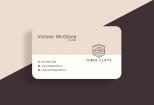 Design modern minimal style business card 10 - kwork.com