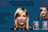 I will offer you the high quality of 3d realistic character modeling 10 - kwork.com