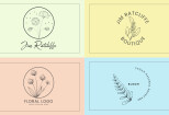 I will do hand drawn botanical boho feminine cosmetic logo design 9 - kwork.com