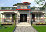I Will Create House Exterior Design by SketchUp 14 - kwork.com