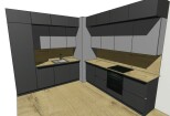 Design a kitchen project in the Pro100 program 12 - kwork.com