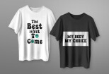 I will do custom minimalist typography t shirt design 10 - kwork.com